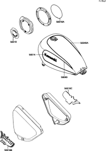 VN750 Decal(red / red)(vn750-a6 / a7)