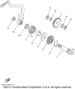 TTR125LP Стартер