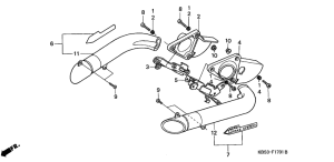 NSR125R Воздуховод