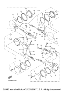 XVS650 Поворотники