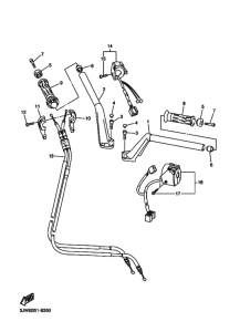FJR1300 Рулевой рычаг и кабель