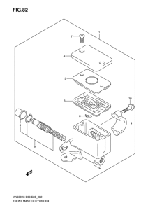 AN650 (ABS) Передний тормозной цилиндр