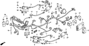 VFR750F Wire harness 90-93