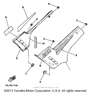 BW200EU Боковые обтекатели