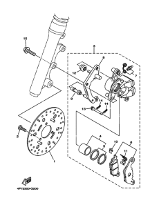 XC125E Передний суппорт