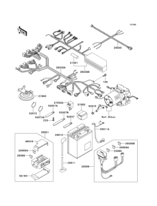 ZX1100 Электрика