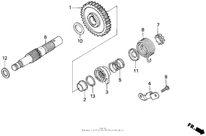 XR600R Кик стартер
