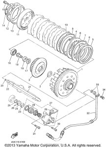 XVZ13LTLC Сцепление