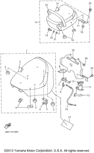 XVZ1300AN Сиденье