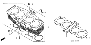 CBX750P2 Цилиндр