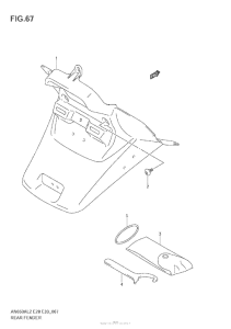 AN650 (ABS) Задний бампер