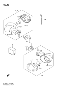 SFV650 Поворотники