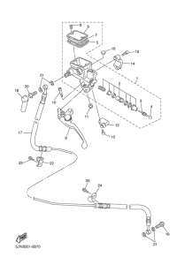FJR1300 Передний торм. цилиндр 2