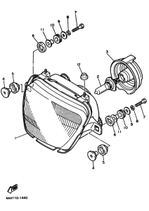 FJ1200 FJ1200B Phare