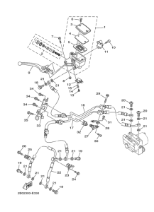 TDM900A Главный тормозной цилиндр