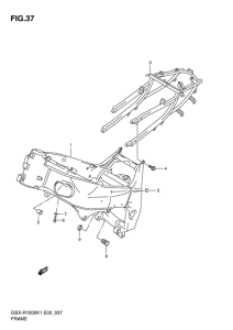 GSX-R1000 Frame comp