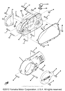 YZ80C Боковые крышки