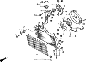 ST1100 Радиатор