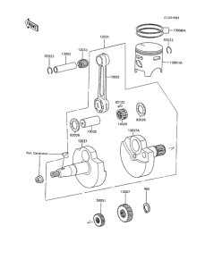  Коленвал и поршни