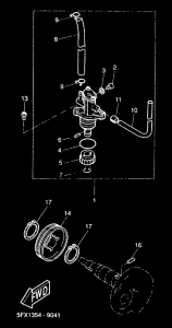 CW50RS Масляный насос