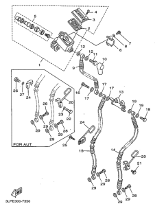 XV1100 Главный тормозной цилиндр