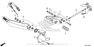 VT1300CR (ABS) Pedal (1)