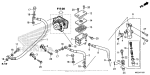 CB500F (ABS) Rear Brake Master Cylinder (Abs)