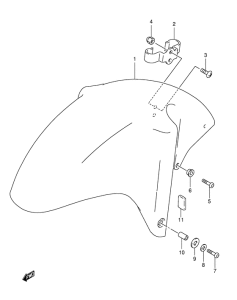 GSX-R600 Переднее крыло