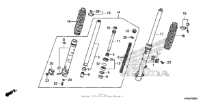  Передняя вилка
