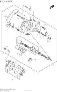 AN650 Задний суппорт