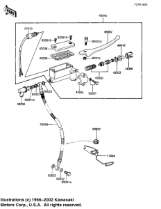 KZ250 Передний тормозной цилиндр