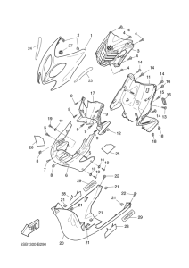 YQ50 Ветровое стекло