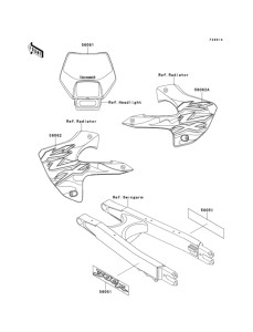 KLX300R Decals(klx300-a3)