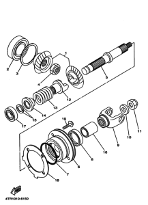 XVS650 Средний привод