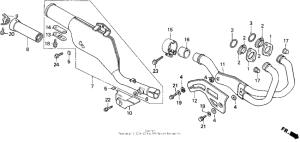 XR250R Глушитель