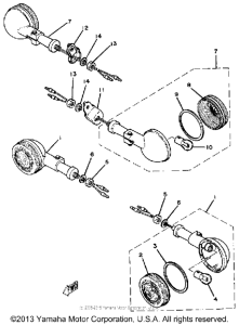 SR250TH Поворотники