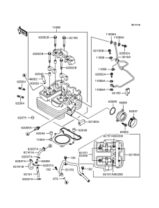  Головка цилиндров