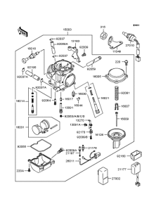 BJ250 Карбюратор
