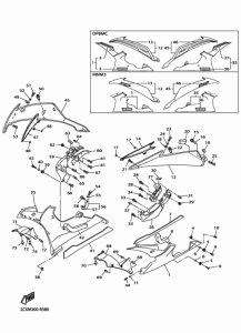 YZF-R6 Обтекатель 2