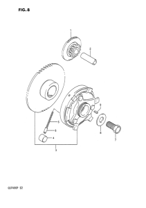 GSF400 Муфта стартера