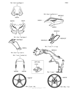 KLZ1000 Наклейки