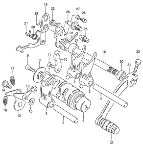 DS80 Переключение передач