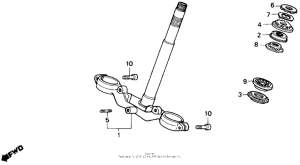 VT800 Траверса нижняя