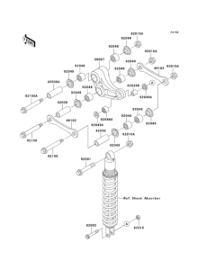 KDX125 Подвеска