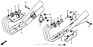 CB650SC Глушитель