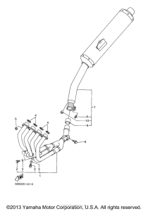 YZF-R6 Выхлопная система