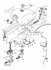 XVS950CU (ABS) Топливный бак