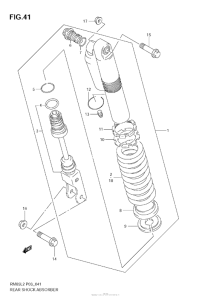 RM85L Rear Shock Absorber (Rm85)