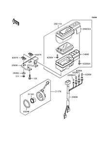KLX250 Спидометр