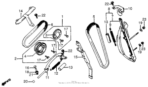 CB750 Cam chain + tensioner